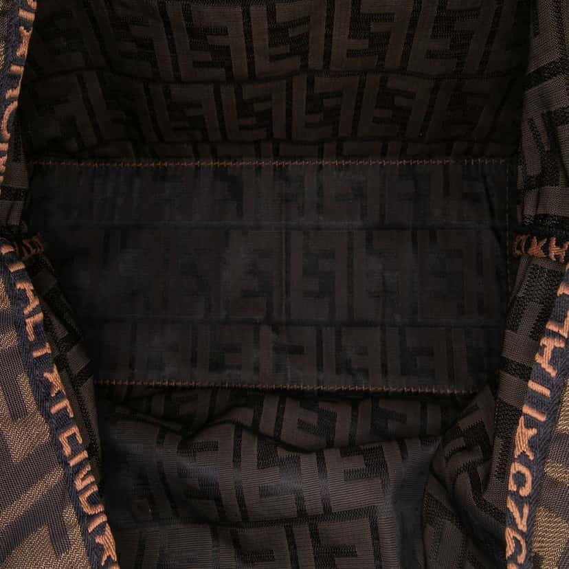 Fendi Zucca Canvas Tote Brown Canvas Good condition - Model View