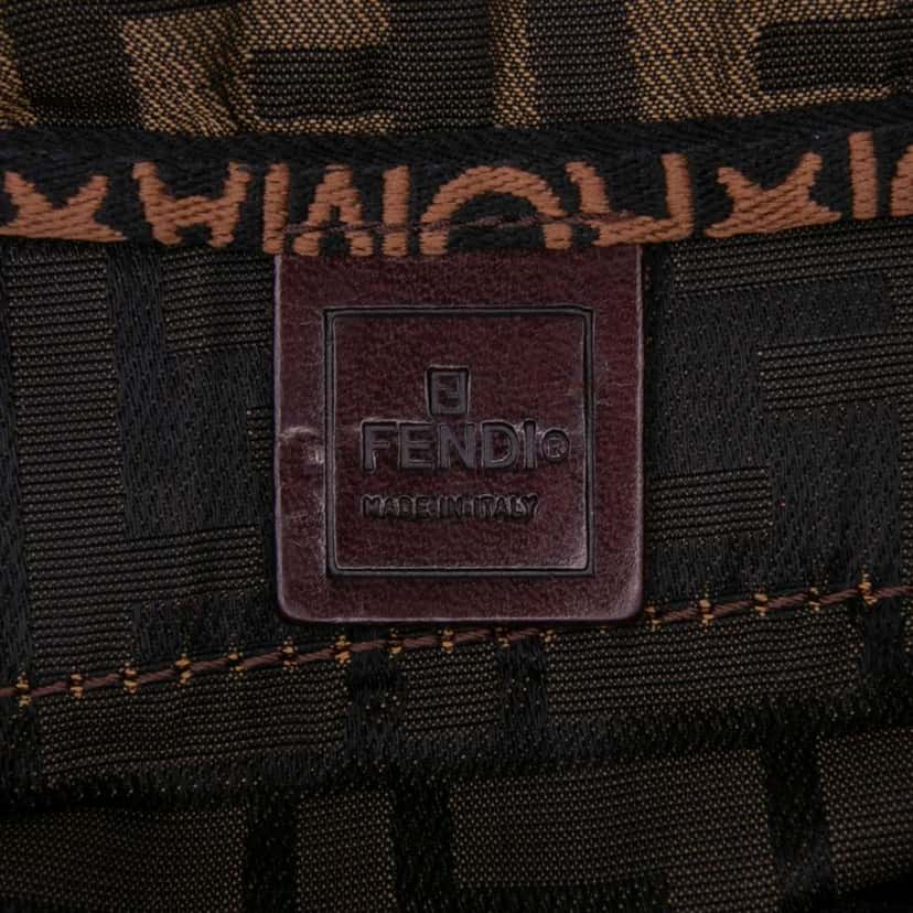 Fendi Zucca Canvas Tote Brown Canvas Good condition - Box View