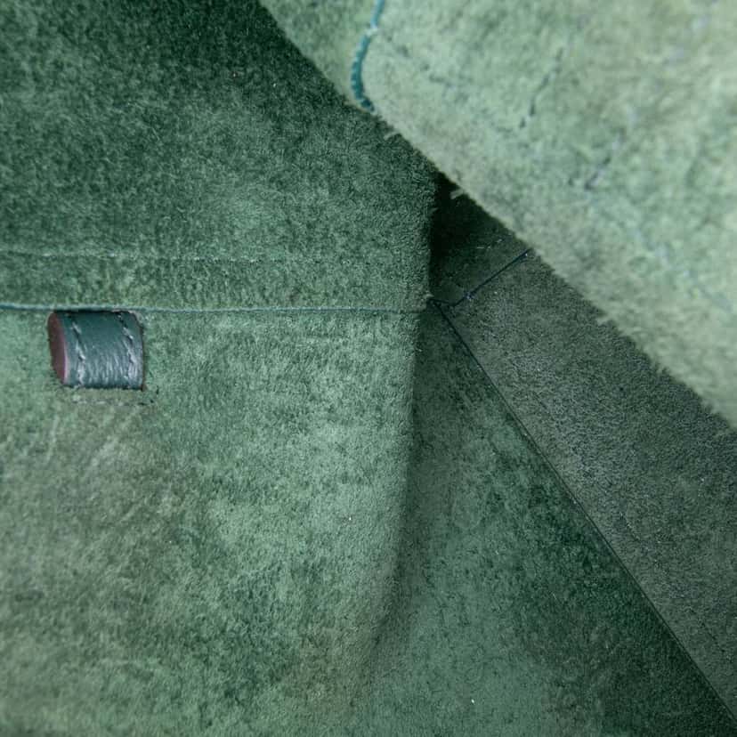 Celine Nano Grained Calfskin Belt Bag Green Leather Good condition - Box View