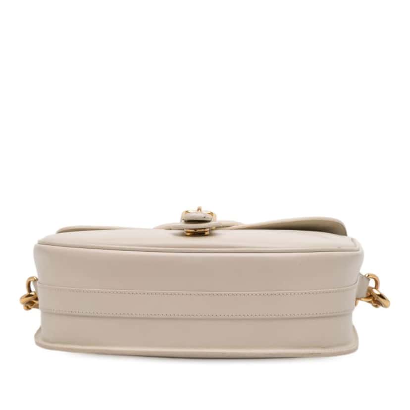 Dior Large Smooth Calfskin Bobby Crossbody White Leather Good condition - Inside View