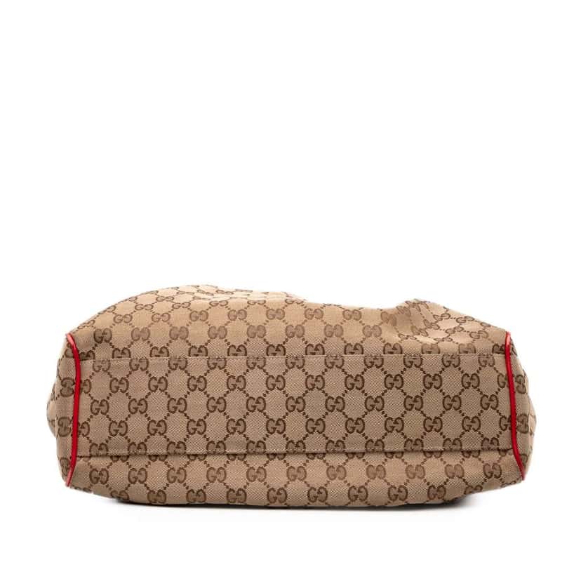Gucci Medium GG Canvas Sukey Tote Brown Canvas Good condition - Inside View
