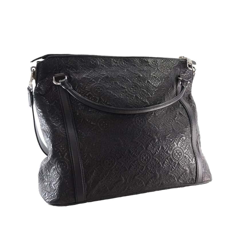 Louis Vuitton Monogram Antheia Ixia MM Black Leather Good condition - Back View