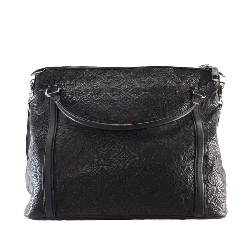 Louis Vuitton Monogram Antheia Ixia MM Black Leather Good condition - Model View
