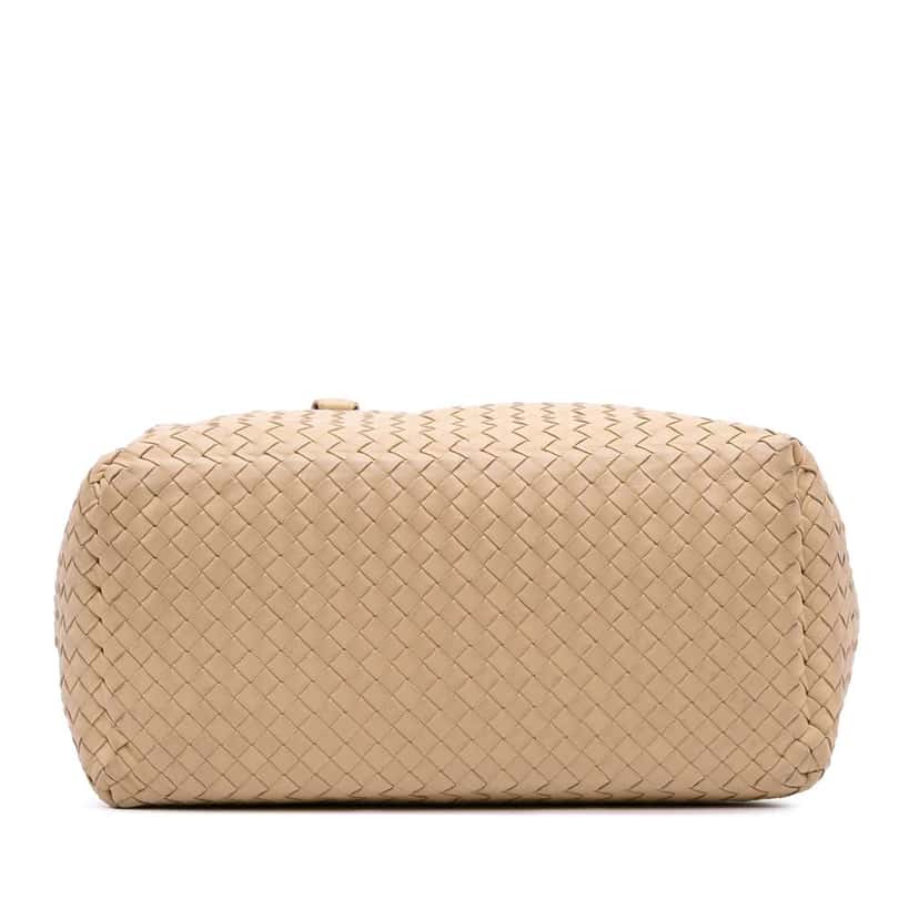 Bottega Veneta Nappa Intrecciato Brick Tote Brown Leather Good condition - Inside View