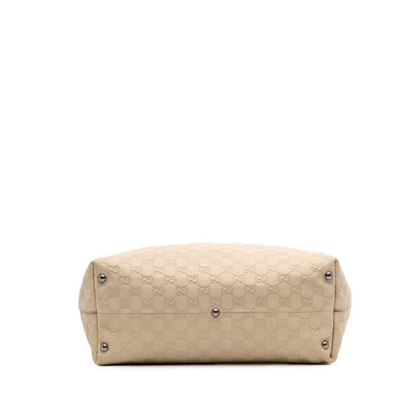 Gucci Guccissima Icon Bit Tote Brown Leather Good condition - Inside View