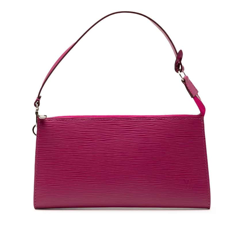 Louis Vuitton Epi Pochette Accessoires Purple Leather Good condition - Front View