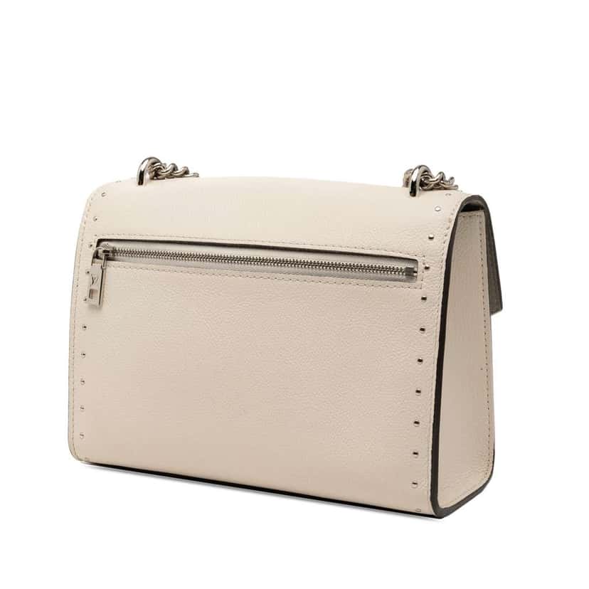 Louis Vuitton MyLockMe BB White Leather Good condition - Back View