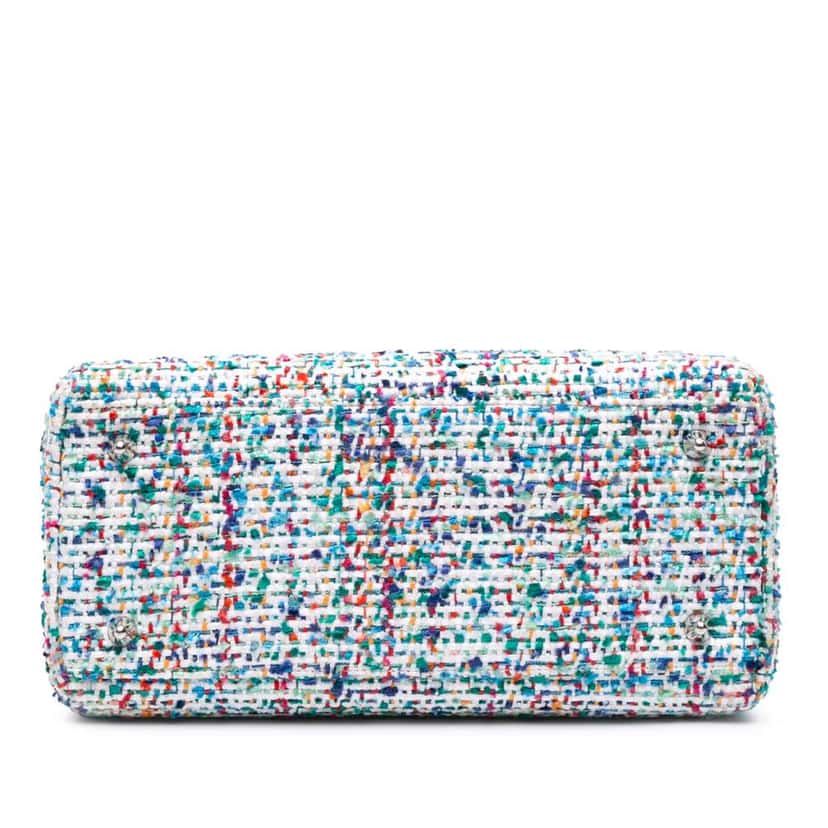 Dior Medium Tweed Lady Dior Blue Tweed Good condition - Inside View