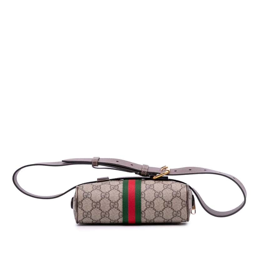 Gucci Small GG Supreme Ophidia Belt Bag Brown Canvas Good condition - Inside View