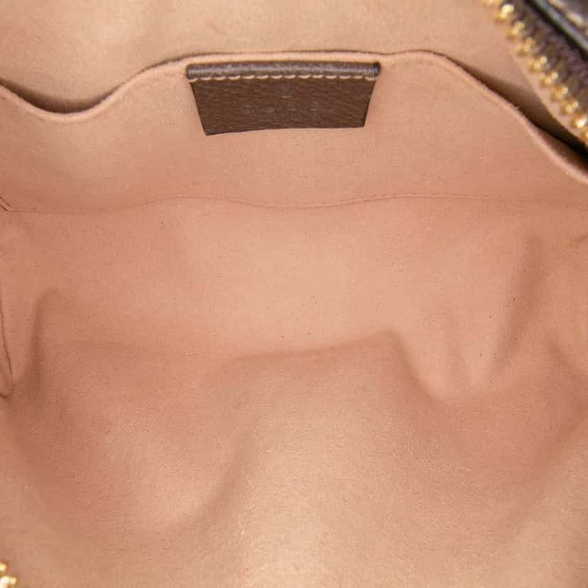 Gucci Small GG Supreme Ophidia Belt Bag Brown Canvas Good condition - Model View