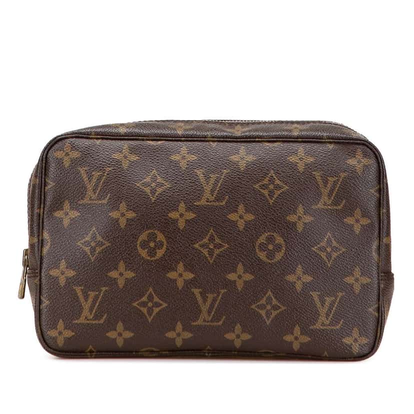 Louis Vuitton Monogram Trousse Toilette 23 Brown Canvas Good condition - Front View