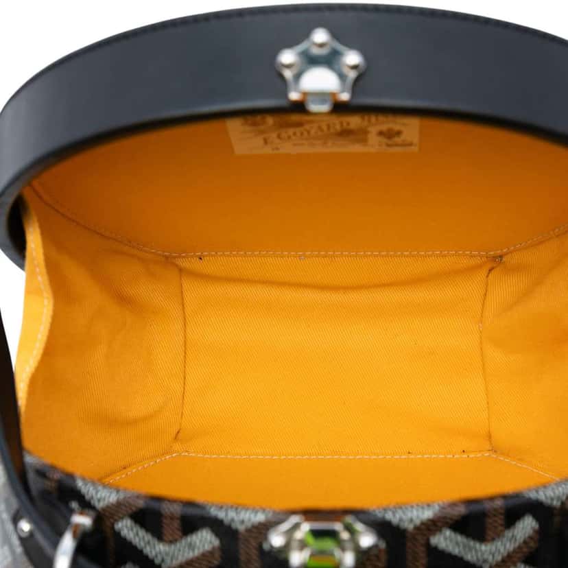 Goyard Goyardine Alto Hatbox Trunk Bag Black Canvas Good condition - Model View