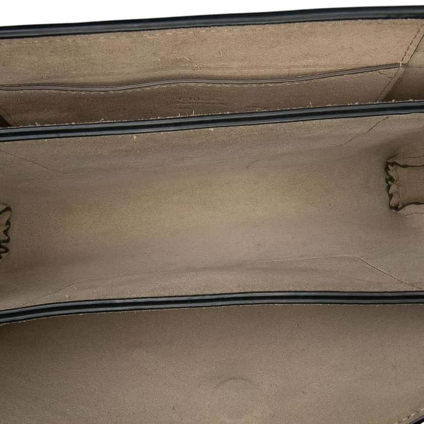 Chloé Small Suede and Calfskin Faye Crossbody Blue Leather Good condition - Model View