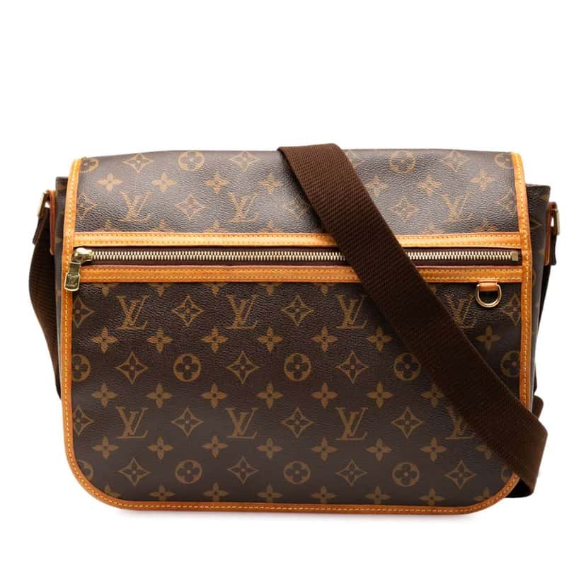 Louis Vuitton Monogram Bosphore Messenger GM Brown Good condition - Front View