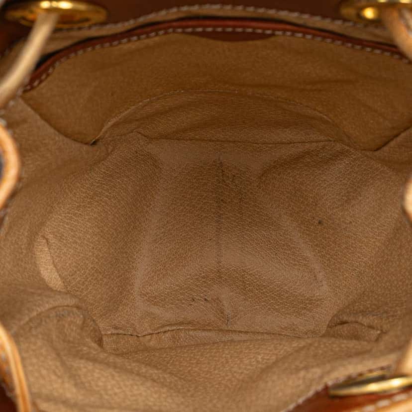Celine Macadam Coated Canvas Bucket Bag Brown Canvas Good condition - Model View