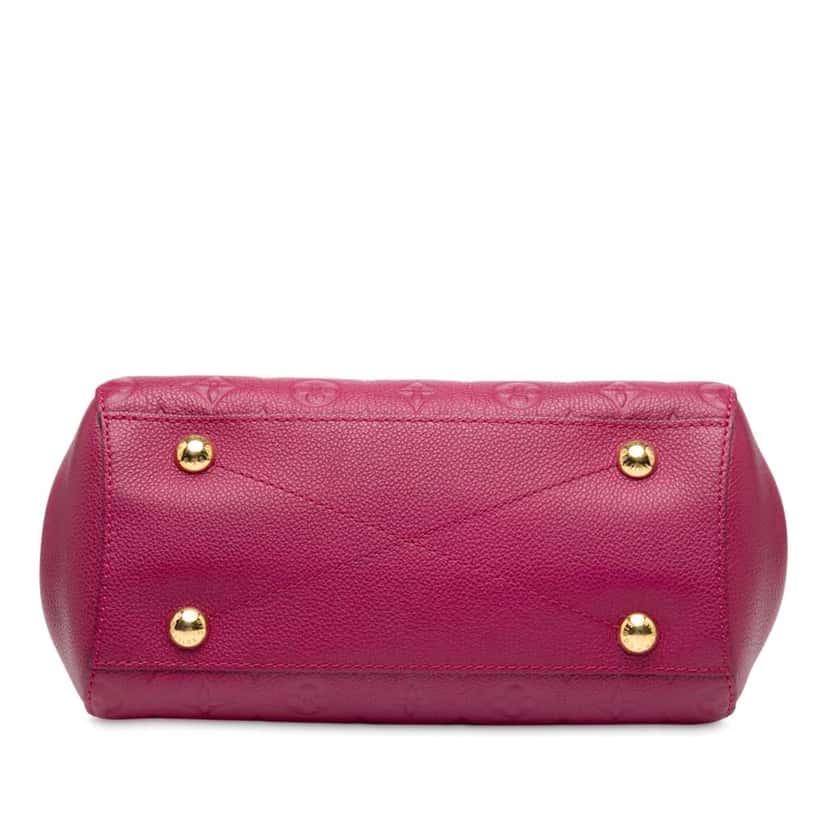 Louis Vuitton Monogram Empreinte Montaigne BB Purple Leather Good condition - Inside View