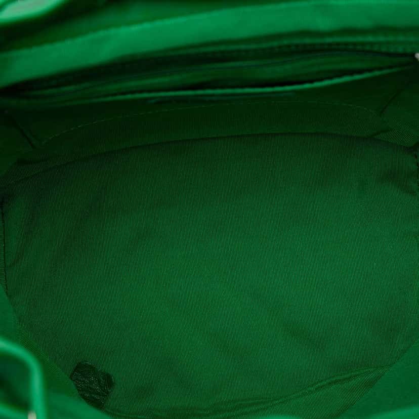 Chanel Small Lambskin Urban Spirit Backpack Green Leather Good condition - Model View
