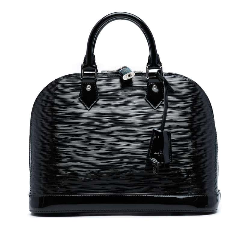 Louis Vuitton Electric Epi Alma PM Black Leather Good condition - Front View