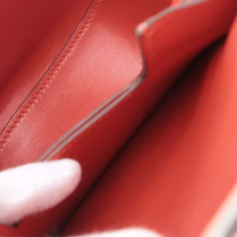 Hermès Mini Epsom Della Cavalleria Red Leather Good condition - Box View