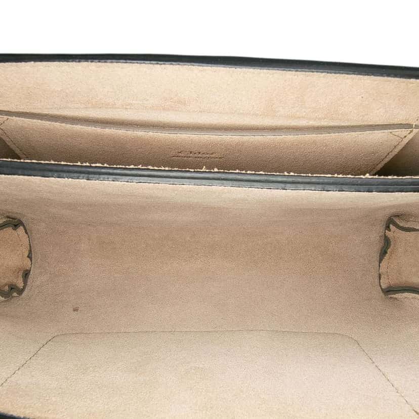 Chloé Small Suede and Calfskin Faye Crossbody Green Leather Good condition - Model View