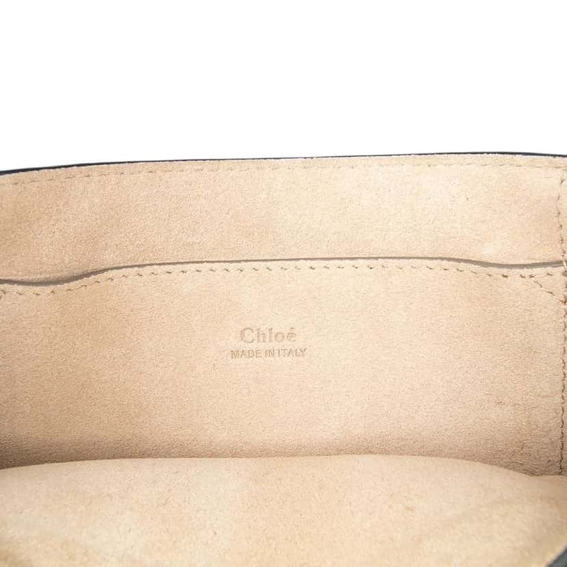 Chloé Small Suede and Calfskin Faye Crossbody Green Leather Good condition - Box View