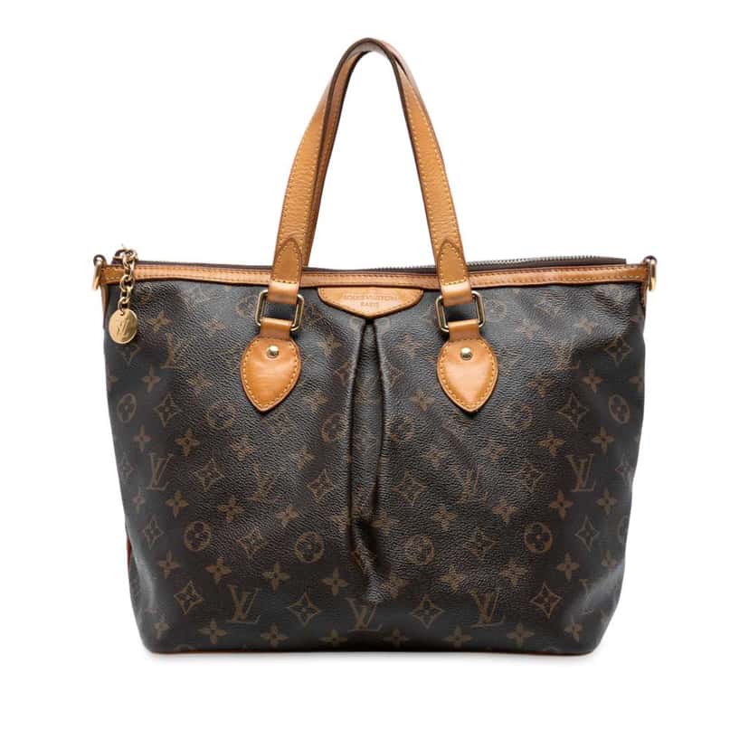 Louis Vuitton Monogram Palermo PM Brown Good condition - Front View