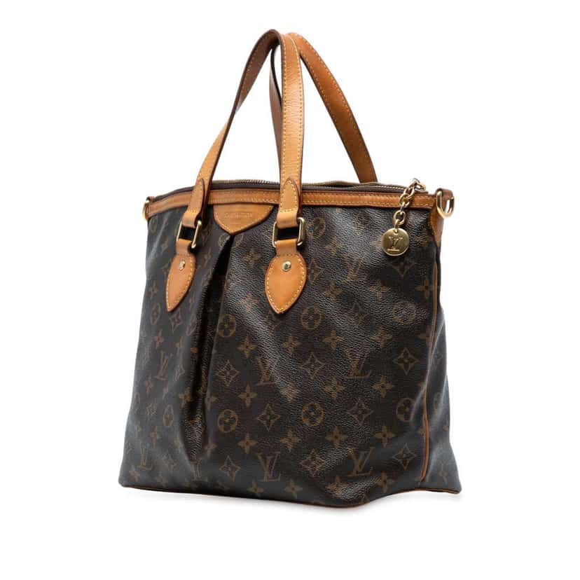 Louis Vuitton Monogram Palermo PM Brown Good condition - Back View