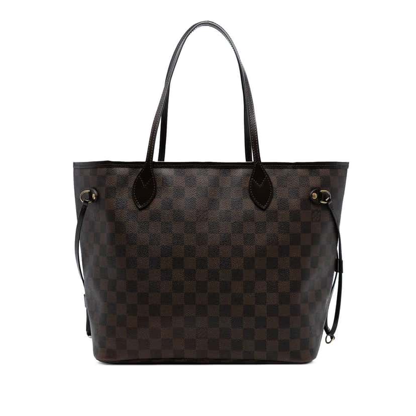Louis Vuitton Damier Ebene Neverfull MM Brown Good condition - Front View