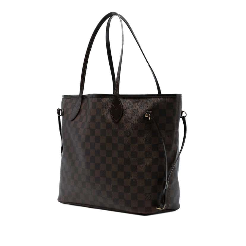 Louis Vuitton Damier Ebene Neverfull MM Brown Good condition - Back View