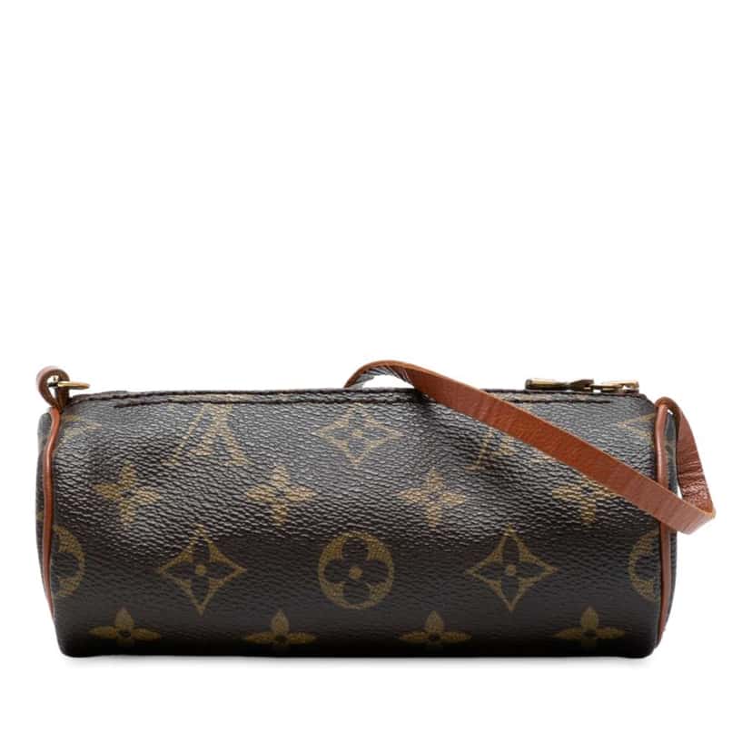 Louis Vuitton Monogram Papillon Pochette Brown Good condition - Front View