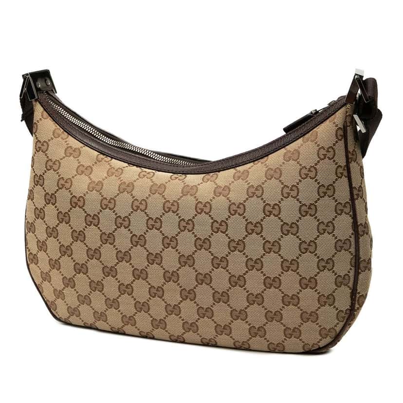 Gucci GG Canvas Crossbody Brown Canvas Good condition - Back View