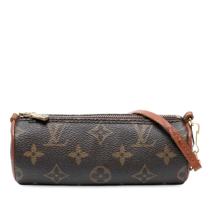 Louis Vuitton Monogram Papillon Pochette Brown Good condition - Front View