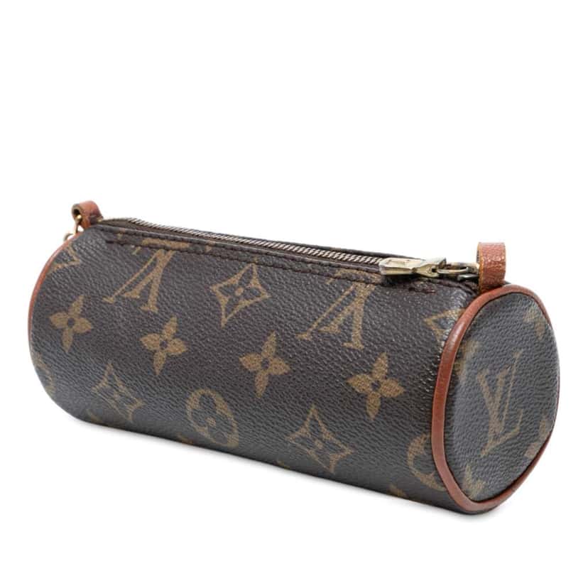 Louis Vuitton Monogram Papillon Pochette Brown Good condition - Back View