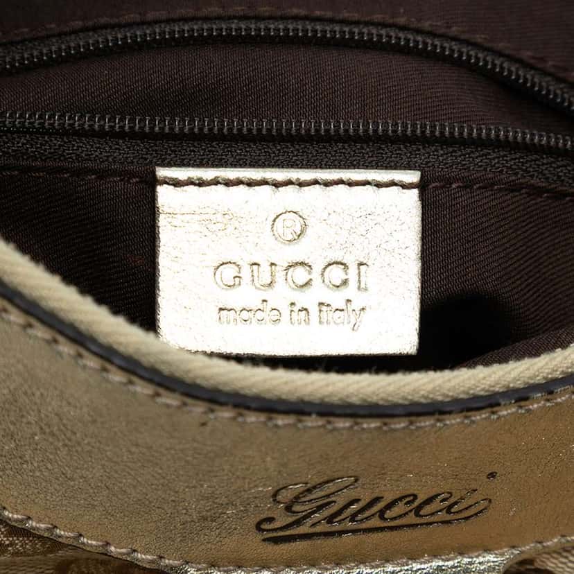 Gucci GG Canvas Abbey D Ring Handbag Brown Canvas Good condition - Box View