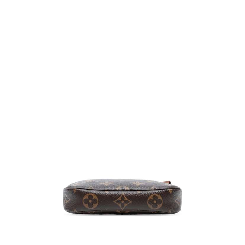 Louis Vuitton Monogram Mini Pochette Accessoires Brown Good condition - Inside View