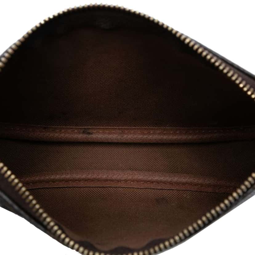 Louis Vuitton Monogram Mini Pochette Accessoires Brown Good condition - Model View