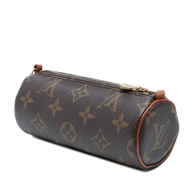 Louis Vuitton Monogram Papillon Pochette Brown Good condition - Back View
