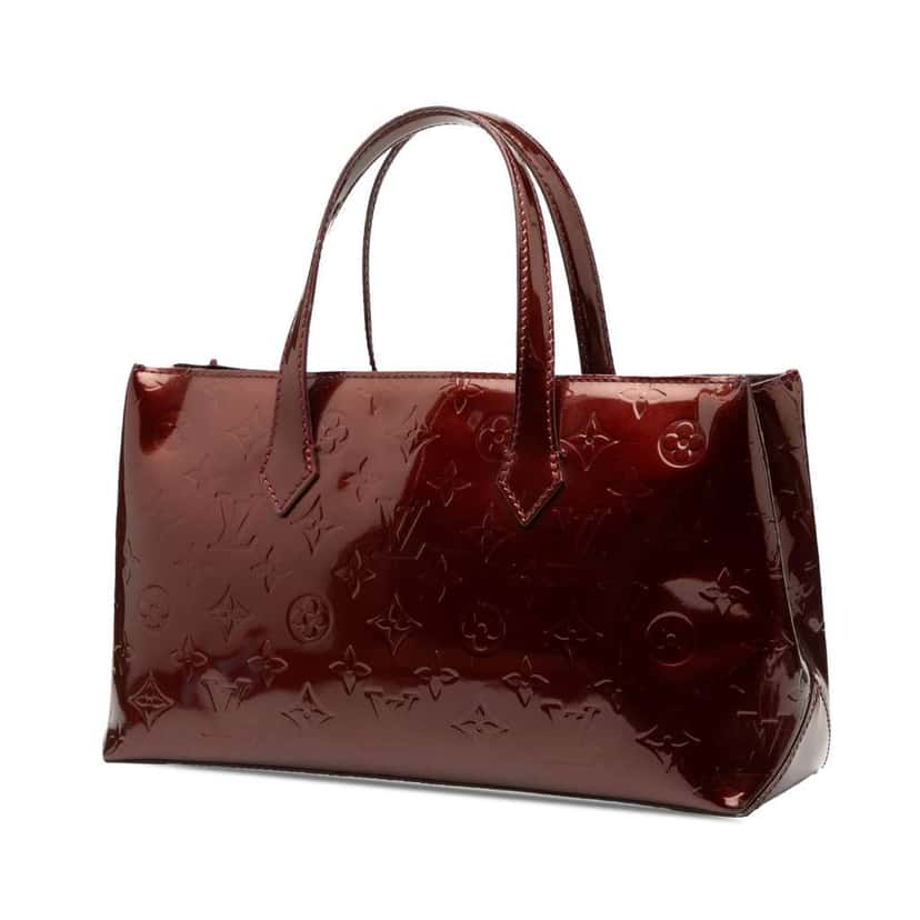 Louis Vuitton Monogram Vernis Wilshire PM Red Leather Fair condition - Back View