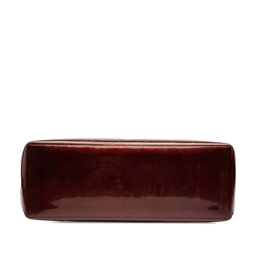 Louis Vuitton Monogram Vernis Wilshire PM Red Leather Fair condition - Inside View