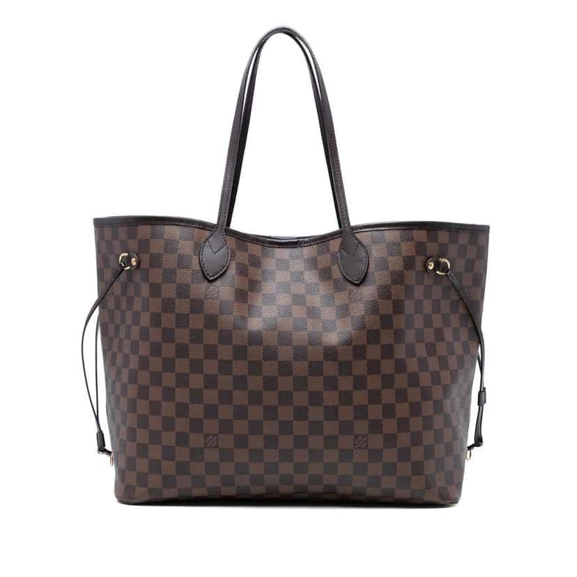 Louis Vuitton Damier Ebene Neverfull GM Brown Good condition - Front View