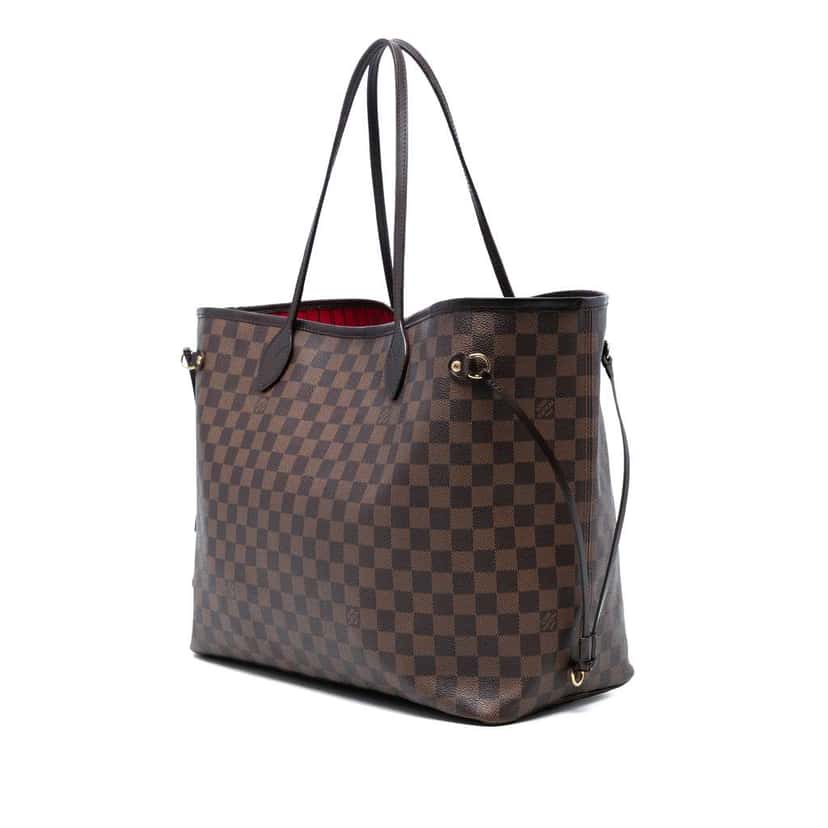 Louis Vuitton Damier Ebene Neverfull GM Brown Good condition - Back View