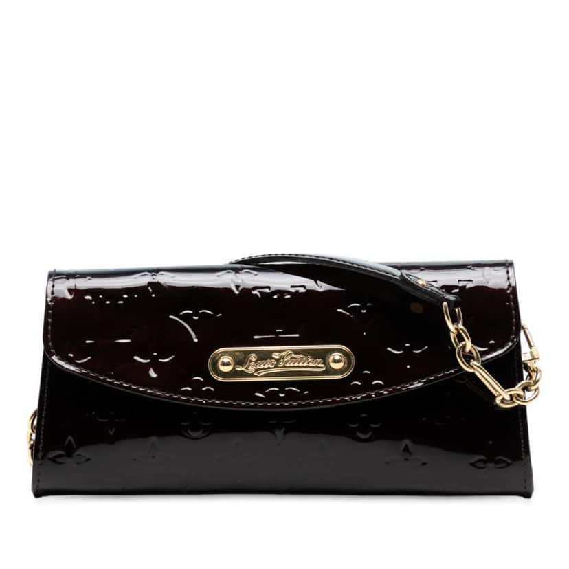 Louis Vuitton Monogram Vernis Sunset Boulevard Purple Leather Good condition - Front View