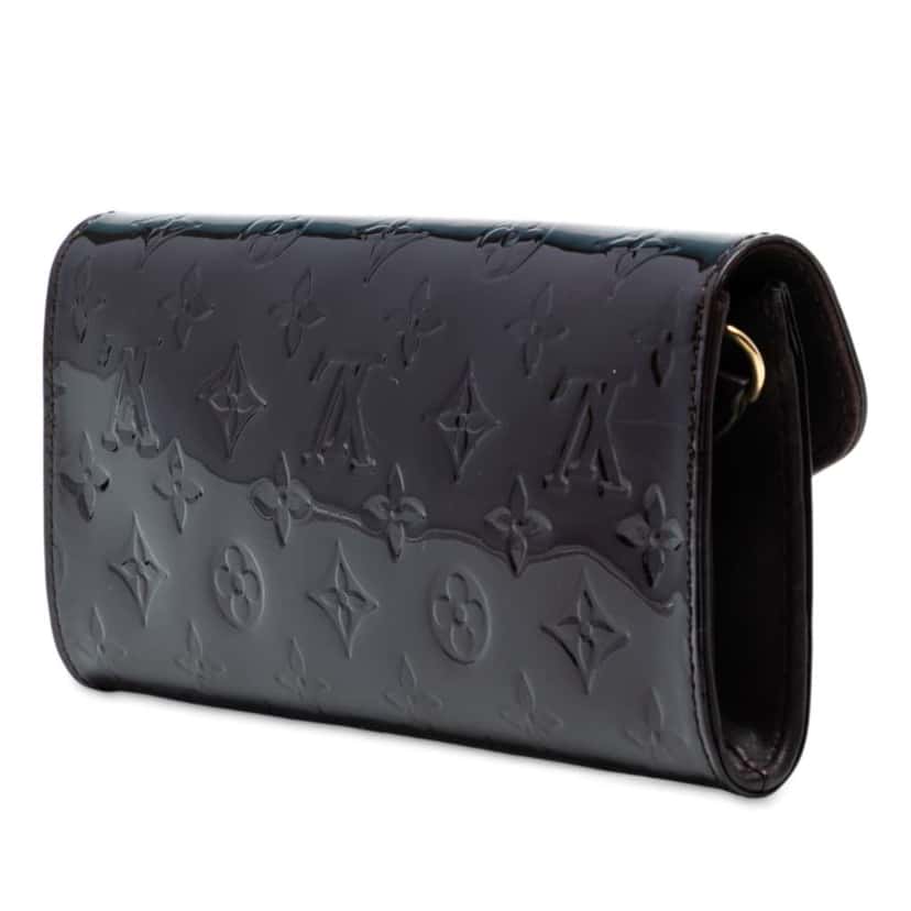 Louis Vuitton Monogram Vernis Sunset Boulevard Purple Leather Good condition - Back View