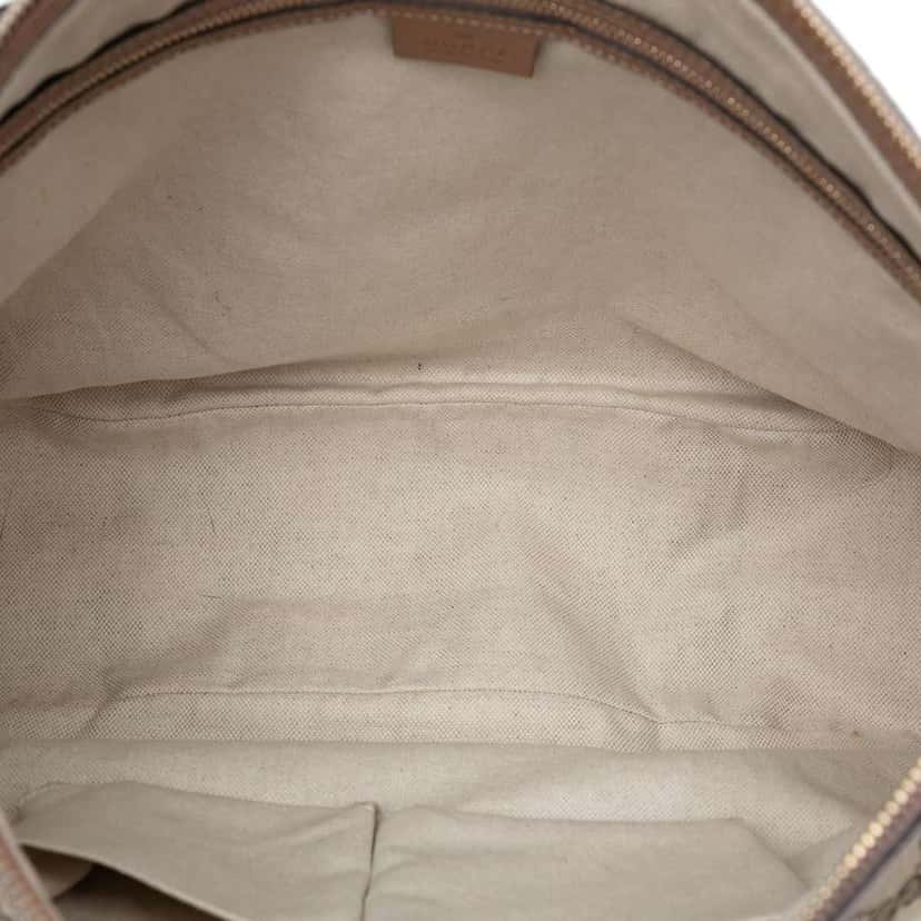 Gucci GG Canvas Bree Shoulder Bag Brown Canvas Good condition - Model View