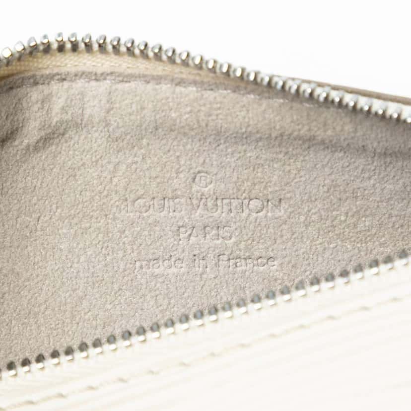Louis Vuitton Epi Pochette Papillon White Leather Good condition - Box View