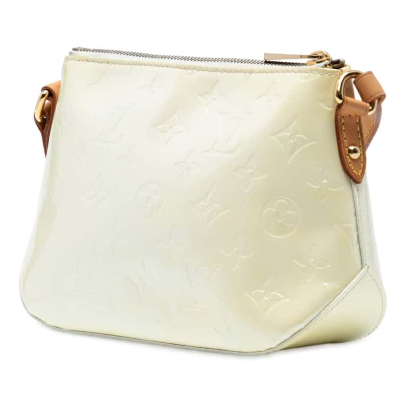 Louis Vuitton Monogram Vernis Minna Street White Leather Good condition - Back View
