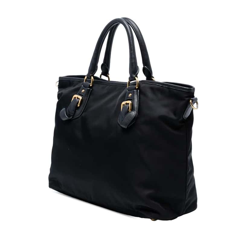 Prada Tessuto Satchel Black Good condition - Back View
