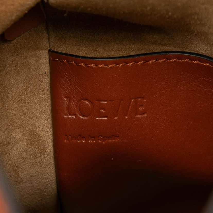 Loewe Leather Gate Bucket Bag Brown Leather Good condition - Box View