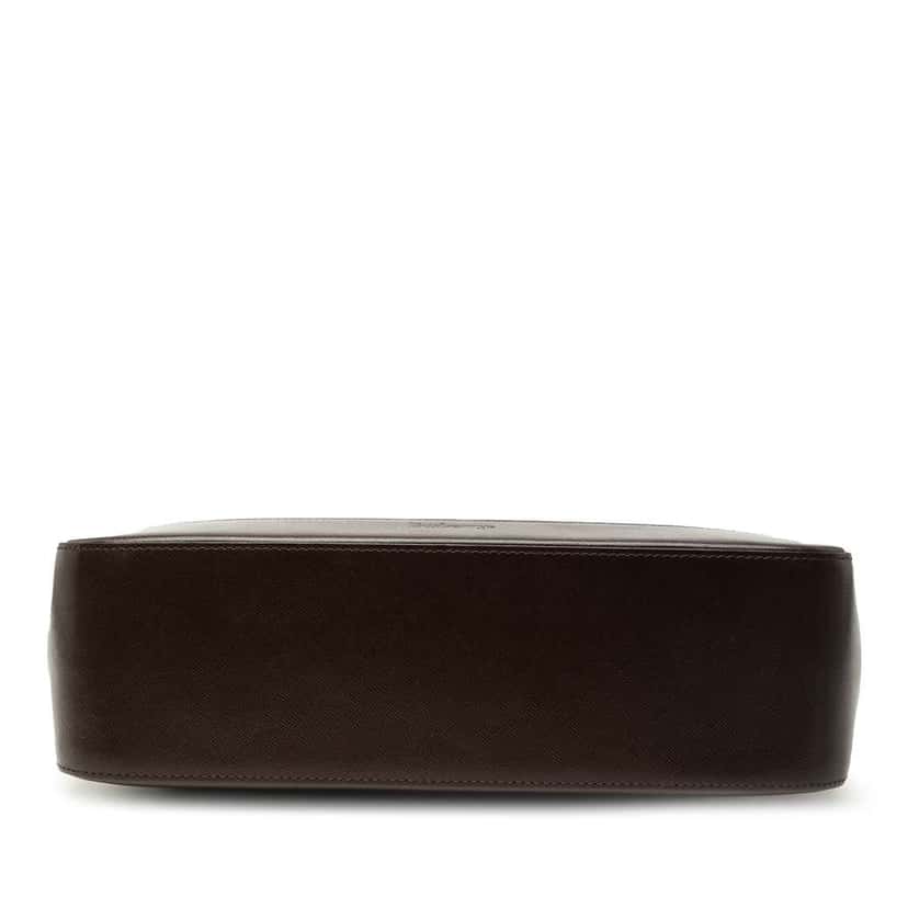 Burberry Haymarket Check Canvas Handbag Brown Canvas Good condition - Inside View