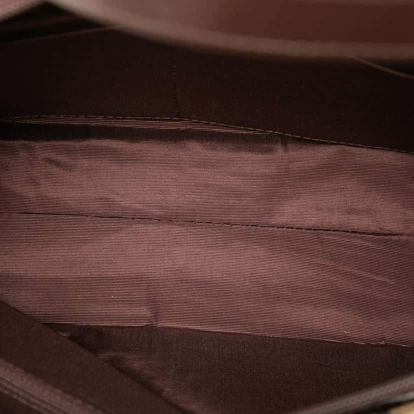 Burberry Haymarket Check Canvas Handbag Brown Canvas Good condition - Model View